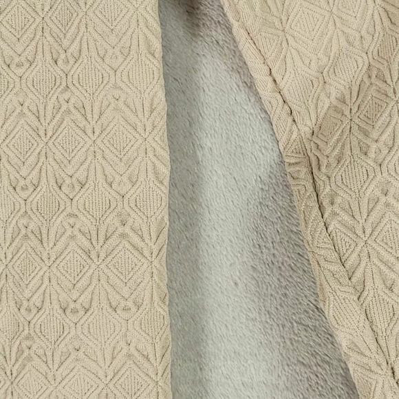 Joy Lab T-Shirt Womens Medium Cropped Keyhole Thumbholes Stretch Textured Silver - Picture 2 of 7